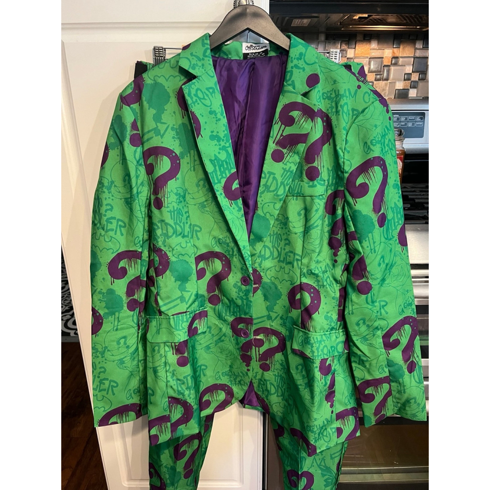 Men’s OFFSTREAM DC Comics Riddler Suit - Picture 5 of 10